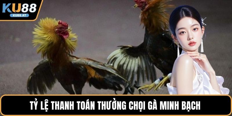 Tỷ lệ thanh toán thưởng chọi gà minh bạch 